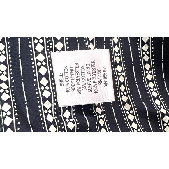 Isaac Mizrahi for Target Women's Navy Blue Tweed Jacket Size 6 - Picture 5 of 6